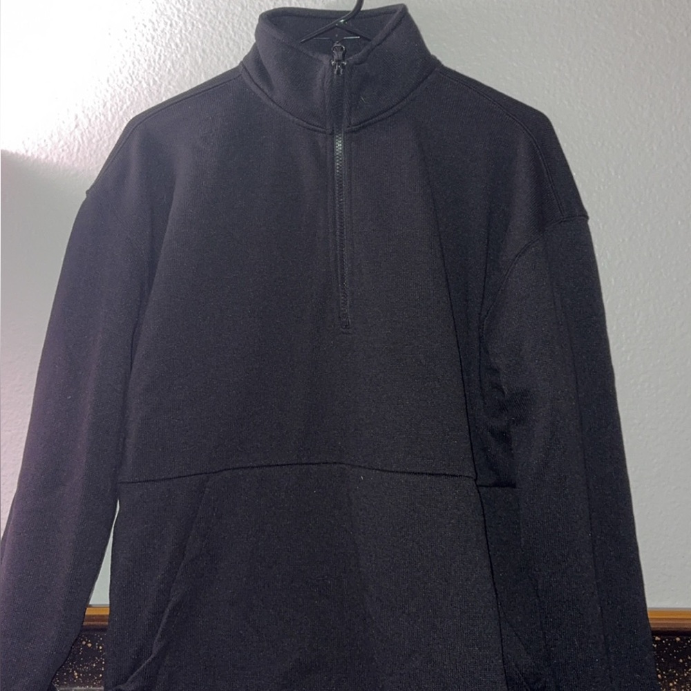 PINK Victoria's Secret woman’s Black Zip-Up Sweater